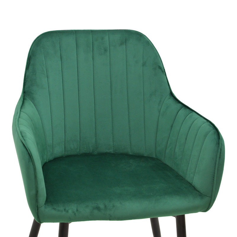 Fotoliu Noor, Catifea, Diverse culori, 58x58x86 cm - Verde