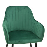 Fotoliu Noor, Catifea, Diverse culori, 58x58x86 cm - Verde