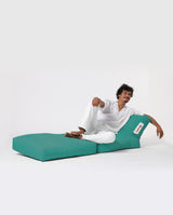 Fotoliu Puf Extensibil, Garden Bean Bag Large, 55x40x40 cm - Turcoaz