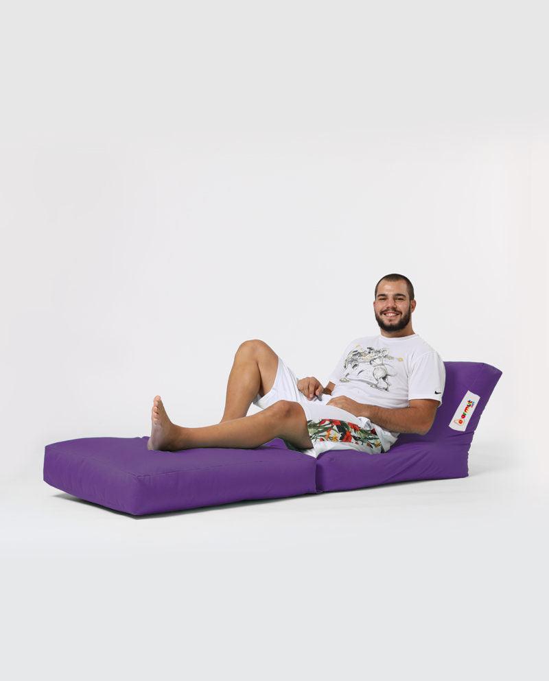 Fotoliu Puf Extensibil, Garden Bean Bag Large, 55x40x40 cm - Violet