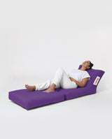 Fotoliu Puf Extensibil, Garden Bean Bag Large, 55x40x40 cm - Violet