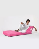 Fotoliu Puf Extensibil, Garden Bean Bag Large, 55x40x40 cm - Roz