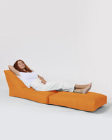 Fotoliu Puf Extensibil, Garden Bean Bag Large, 55x40x40 cm - portocale