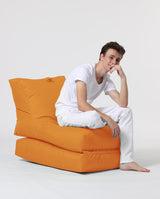 Fotoliu Puf Extensibil, Garden Bean Bag Large, 55x40x40 cm - portocale