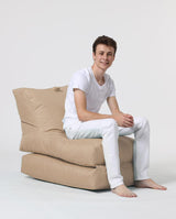 Fotoliu Puf Extensibil, Garden Bean Bag Large, 55x40x40 cm - Maro