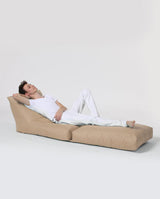 Fotoliu Puf Extensibil, Garden Bean Bag Large, 55x40x40 cm - Maro