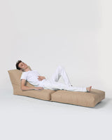 Fotoliu Puf Extensibil, Garden Bean Bag Large, 55x40x40 cm - Maro
