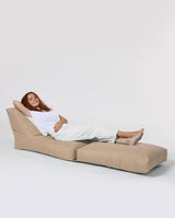 Fotoliu Puf Extensibil, Garden Bean Bag Large, 55x40x40 cm - Maro