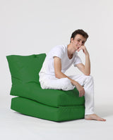 Fotoliu Puf Extensibil, Garden Bean Bag Large, 55x40x40 cm - Verde