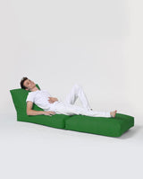 Fotoliu Puf Extensibil, Garden Bean Bag Large, 55x40x40 cm - Verde