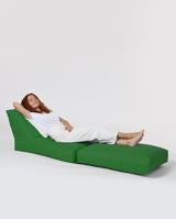 Fotoliu Puf Extensibil, Garden Bean Bag Large, 55x40x40 cm - Verde