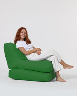 Fotoliu Puf Extensibil, Garden Bean Bag Large, 55x40x40 cm - Verde