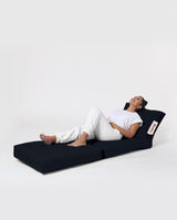 Fotoliu Puf Extensibil, Garden Bean Bag Large, 55x40x40 cm - Negru