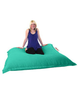 Fotoliu Puf Gradina, Bean Bag, Ferndale, Textil impermeabil, 100x100x20 cm - Turcoaz