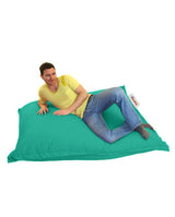 Fotoliu Puf Gradina, Bean Bag, Ferndale, Textil impermeabil, 100x100x20 cm - Turcoaz