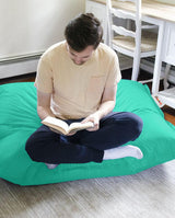 Fotoliu Puf Gradina, Bean Bag, Ferndale, Textil impermeabil, 100x100x20 cm - Turcoaz