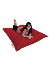 Fotoliu Puf Gradina, Bean Bag, Ferndale, Textil impermeabil, 100x100x20 cm - Roșu