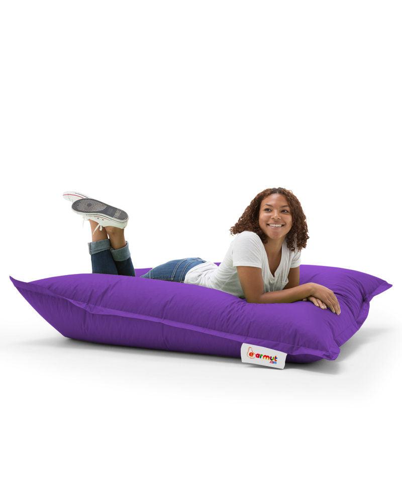 Fotoliu Puf Gradina, Bean Bag, Ferndale, Textil impermeabil, 100x100x20 cm - Violet