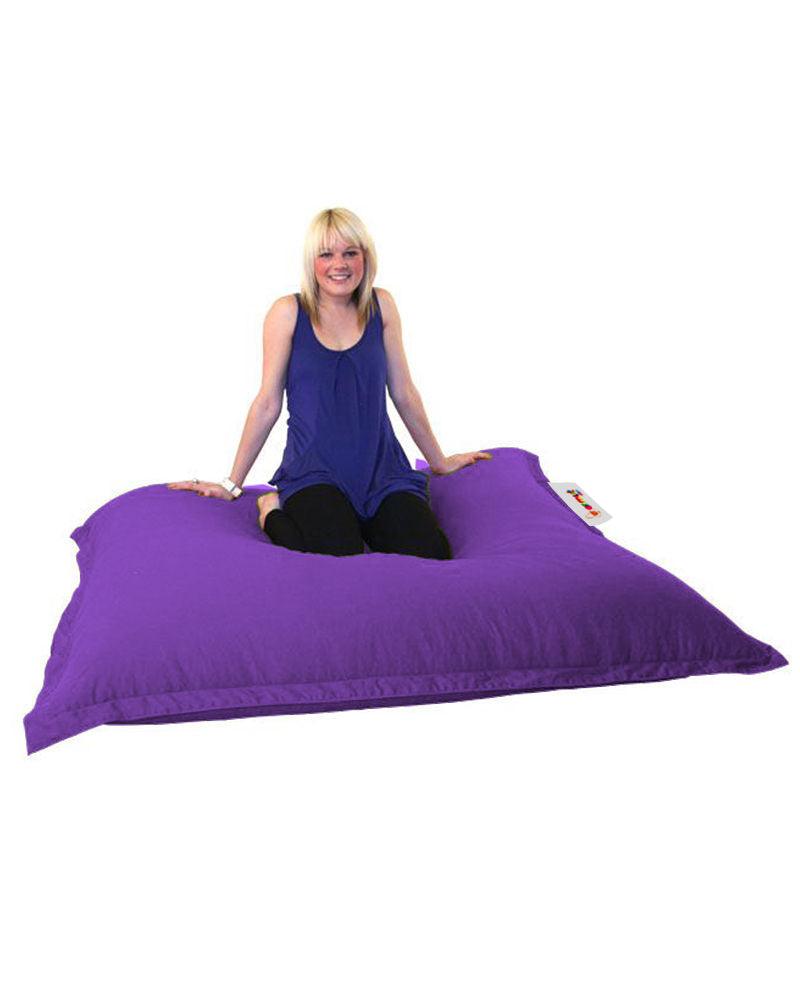 Fotoliu Puf Gradina, Bean Bag, Ferndale, Textil impermeabil, 100x100x20 cm - Violet