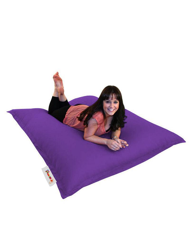 Fotoliu Puf Gradina, Bean Bag, Ferndale, Textil impermeabil, 100x100x20 cm - Violet