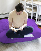 Fotoliu Puf Gradina, Bean Bag, Ferndale, Textil impermeabil, 100x100x20 cm - Violet
