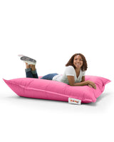 Fotoliu Puf Gradina, Bean Bag, Ferndale, Textil impermeabil, 100x100x20 cm - Roz