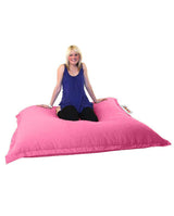Fotoliu Puf Gradina, Bean Bag, Ferndale, Textil impermeabil, 100x100x20 cm - Roz