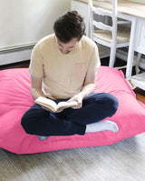 Fotoliu Puf Gradina, Bean Bag, Ferndale, Textil impermeabil, 100x100x20 cm - Roz