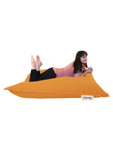 Fotoliu Puf Gradina, Bean Bag, Ferndale, Textil impermeabil, 100x100x20 cm - portocale
