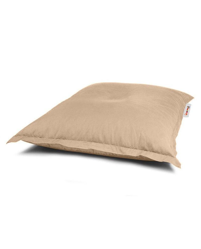 Fotoliu Puf Gradina, Bean Bag, Ferndale, Textil impermeabil, 100x100x20 cm - Maro