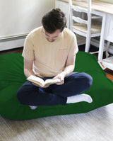 Fotoliu Puf Gradina, Bean Bag, Ferndale, Textil impermeabil, 100x100x20 cm - Verde