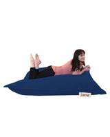 Fotoliu Puf Gradina, Bean Bag, Ferndale, Textil impermeabil, 100x100x20 cm - Albastru inchis