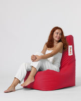 Fotoliu Puf tip Para Gradina, Garden Bean Bag Lounge, 60x90x35 cm - Roșu