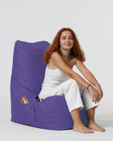 Fotoliu Puf tip Para Gradina, Garden Bean Bag Lounge, 60x90x35 cm - Violet