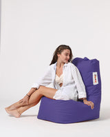 Fotoliu Puf tip Para Gradina, Garden Bean Bag Lounge, 60x90x35 cm - Violet