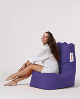 Fotoliu Puf tip Para Gradina, Garden Bean Bag Lounge, 60x90x35 cm - Violet