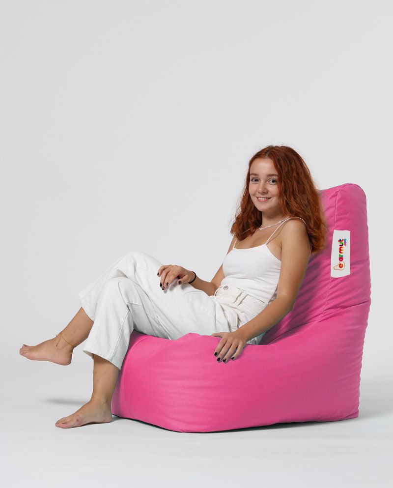 Fotoliu Puf tip Para Gradina, Garden Bean Bag Lounge, 60x90x35 cm - Roz