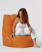 Fotoliu Puf tip Para Gradina, Garden Bean Bag Lounge, 60x90x35 cm - portocale