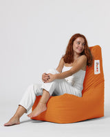 Fotoliu Puf tip Para Gradina, Garden Bean Bag Lounge, 60x90x35 cm - portocale