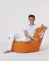 Fotoliu Puf tip Para Gradina, Garden Bean Bag Lounge, 60x90x35 cm - portocale