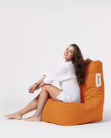 Fotoliu Puf tip Para Gradina, Garden Bean Bag Lounge, 60x90x35 cm - portocale