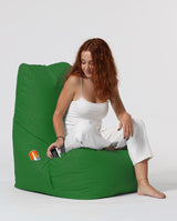 Fotoliu Puf tip Para Gradina, Garden Bean Bag Lounge, 60x90x35 cm - Verde