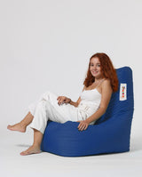 Fotoliu Puf tip Para Gradina, Garden Bean Bag Lounge, 60x90x35 cm - Albastru