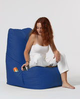 Fotoliu Puf tip Para Gradina, Garden Bean Bag Lounge, 60x90x35 cm - Albastru