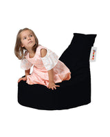 Fotoliu Puf tip Sac pentru Copii, Garden Bean Bag, 70x70x35 cm - Negru