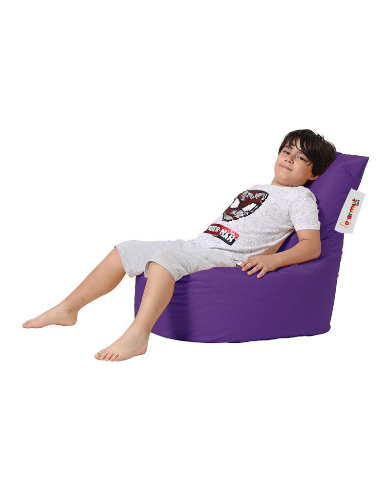 Fotoliu Puf tip Sac pentru Copii, Garden Bean Bag, 70x70x35 cm - Violet