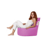Fotoliu Puf tip Sac pentru Copii, Garden Bean Bag, 70x70x35 cm - Roz