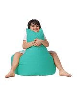 Fotoliu Puf tip Sac pentru Copii, Garden Bean Bag, 70x70x35 cm - Turcoaz