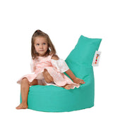 Fotoliu Puf tip Sac pentru Copii, Garden Bean Bag, 70x70x35 cm - Turcoaz