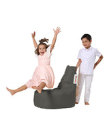 Fotoliu Puf tip Sac pentru Copii, Garden Bean Bag, 70x70x35 cm - Fum